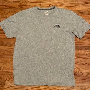 Grey north face t shirt BOGO on the back